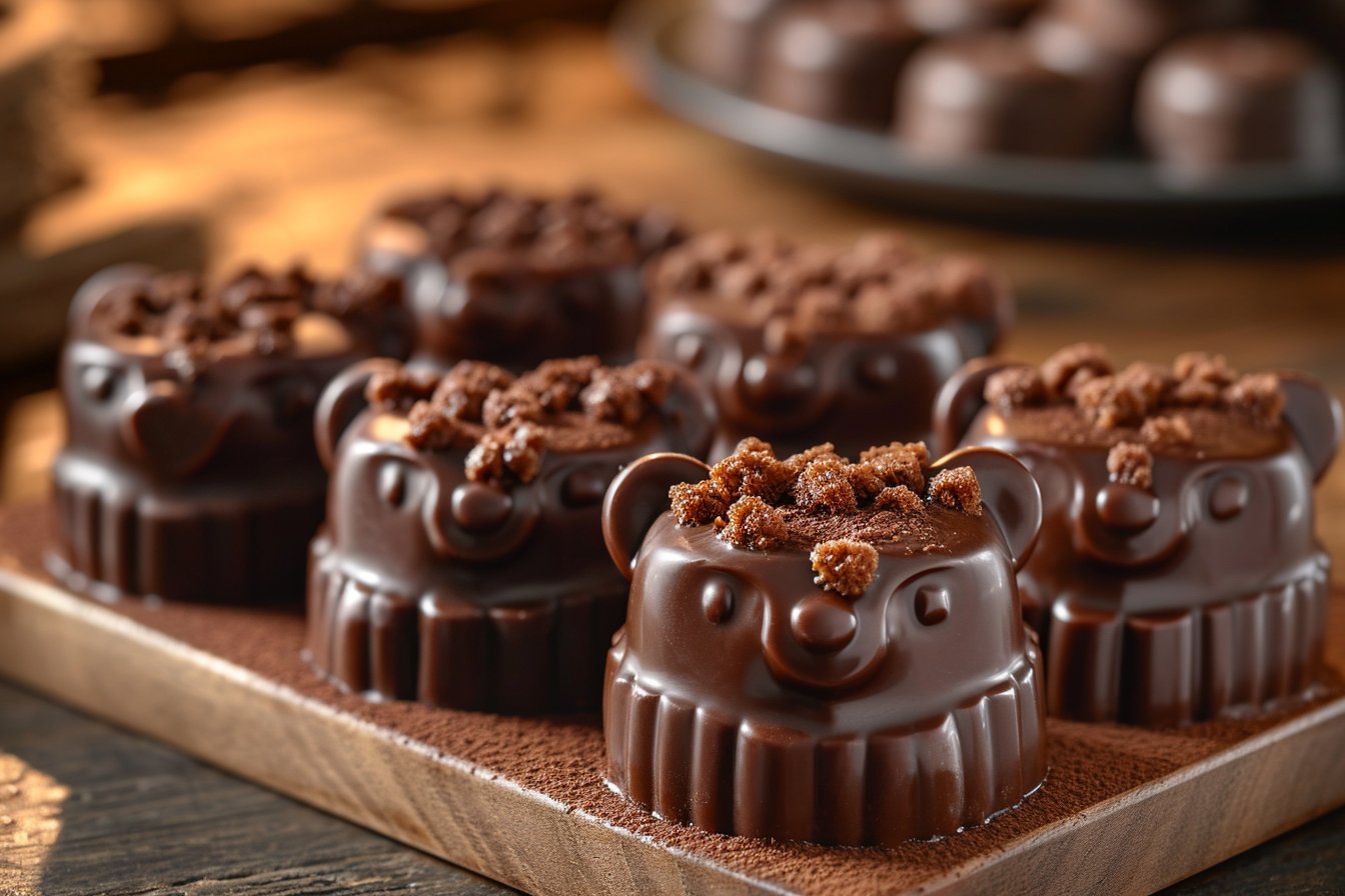 Le secret des gâteaux au chocolat en forme d'oursons